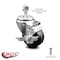 Service Caster 3.5 Inch Phenolic Wheel Swivel 1/2 Inch Threaded Stem Caster with Brake SCC SCC-TS20S3514-PHS-TLB-121315 - alternate 4